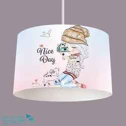 لوستر اتاق کودک طرح دختر عکاس کد A1722