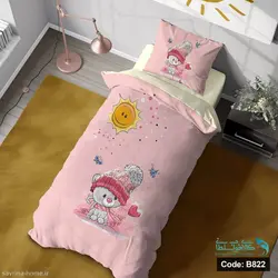 روتختی یک نفره سه بعدی طرح پیشی کوچولو کد BD822 چهار تکه