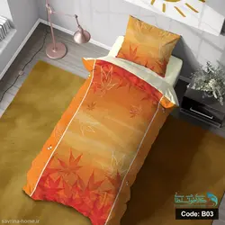 روتختی یک نفره سه بعدی طرح پاییز کد B03 چهار تکه