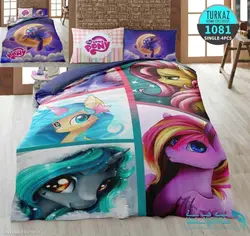 سرویس لحاف روتختی سه بعدی مدل سلستیا برند Turkaz کد 1081 یک نفره 4 تکه