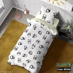روتختی یک نفره سه بعدی طرح پاندا کد BD349 چهار تکه