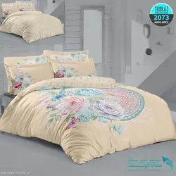 سرویس روتختی طرح نوالدو برند Turkaz کد 2073 دو نفره