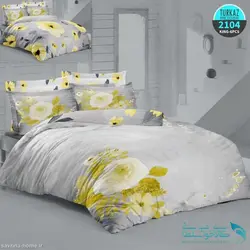 سرویس روتختی طرح فاور برند Turkaz کد 2104 دو نفره