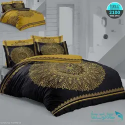 سرویس روتختی طرح سیلوما برند Turkaz کد 2100 دو نفره