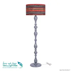 آباژور ایستاده مدل فوبوس پایه طوسی طرح جاجیم کد 2021