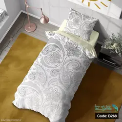 روتختی یک نفره سه بعدی طرح سیلور کد B268 چهار تکه