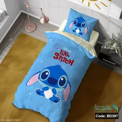 روتختی یک نفره سه بعدی طرح lilo کد BD397 چهار تکه