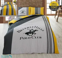سرویس لحاف روتختی مدل اسپرت برند Turkaz یک نفره 4 تکه طرح 1047
