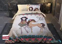 روتختی ترکسان مدل سرخپوست کد D267 یک نفره 4 تکه