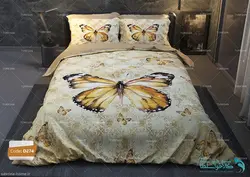 روتختی دو نفره طرح پروانه برند ترکسان کد D274