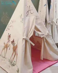 چادر سرخپوستی طرح آهو