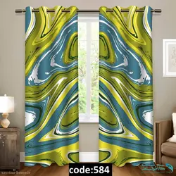 پرده پانچی طرح ابر و باد مدل Sh-584