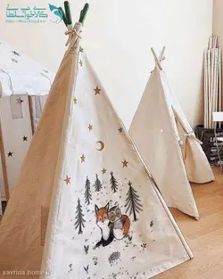 چادر سرخپوستی طرح روباه
