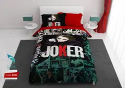 روتختی ترکسان مدل جوکر کد D224 یک نفره 4 تکه