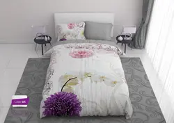 روتختی مدل ارکیده برند ترکسان کد D5 یک نفره 4 تکه