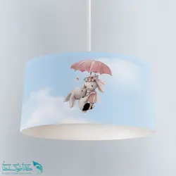 لوستر اتاق کودک طرح خرگوش عاشق کد A3062