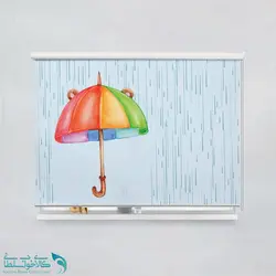 پرده شید اتاق کودک طرح چتر کد A3051