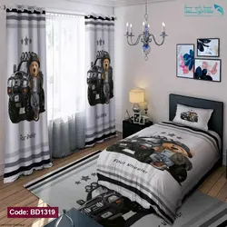 روتختی طرح تدی و ماشین یکنفره کد BD1319