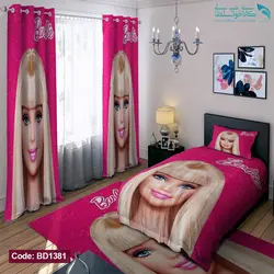 روتختی طرح باربی یکنفره کد BD1381