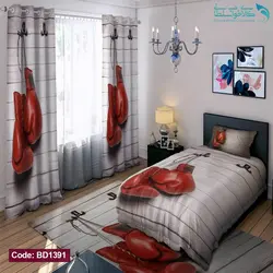 روتختی طرح دستکش کیک بوکس یکنفره کد BD1391