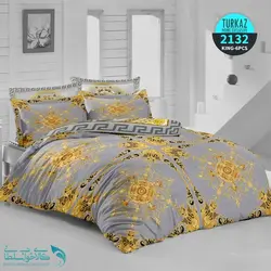 سرویس روتختی طرح ورساچه برند Turkaz کد 2132 دو نفره