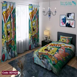 روتختی طرح باب اسفنجی و پاتریک یکنفره کد BD1421