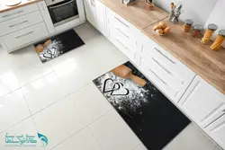 فرشینه آشپزخانه طرح قلب کد FR1547