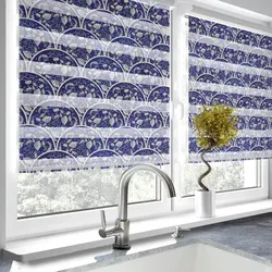 پرده زبرا طرح پولک آشپزخانه کد 1722