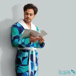 حوله تن پوش مردانه طرح پیکاسو آبی برند پود ایران