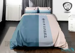 روتختی طرح کرم آبی نفتی دونفره برند Espir کد C247