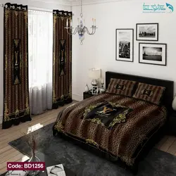 روتختی طرح پلنگی دونفره کد BD1256