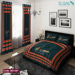 روتختی طرح کالسکه اسب دونفره کد BD1357