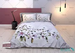 روتختی طرح کلارا دو نفره برند turksan کد D434