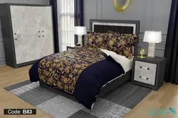 روتختی طرح پیچک برند دکو کد B83 | دارای قابلیت تغییر رنگ پشت لحاف و ملحفه