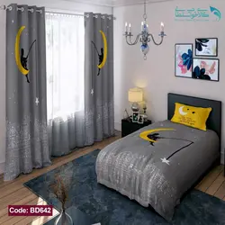 روتختی طرح ماه یکنفره کد BD642