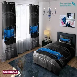 روتختی طرح لامبورگینی آبی یکنفره کد BD696