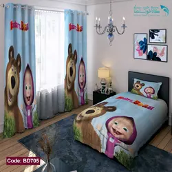 روتختی طرح ماشا  یکنفره کد BD705