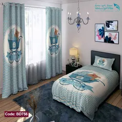 روتختی طرح کالسکه یکنفره کد BD756