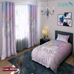 روتختی طرح اسب بالدار یکنفره کد BD819