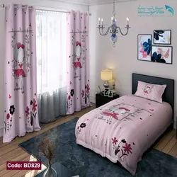 روتختی طرح دختر ناز نازی یکنفره کد BD829