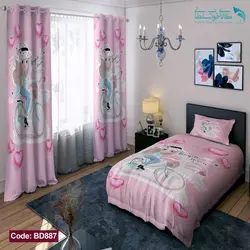 روتختی طرح دختر دوچرخه سوار یکنفره کد BD887