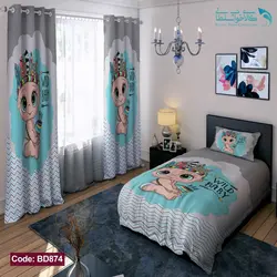 روتختی طرح نوزاد کوچولو یکنفره کد BD874