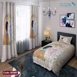 روتختی طرح زرافه یکنفره کد BD987