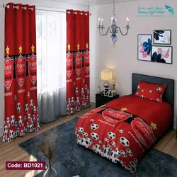 روتختی طرح تیم پرسپولیس یکنفره کد BD1021