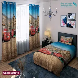 روتختی طرح مک کویین یکنفره کد BD1019