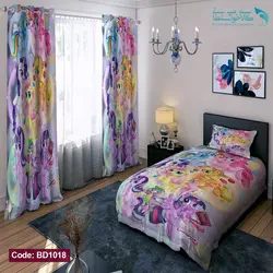 روتختی طرح پونی کوچولو یکنفره کد BD1018