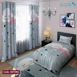 روتختی طرح ابر یکنفره کد BD1094