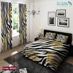 روتختی طرح برگ دو نفره کد BD533