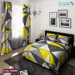 روتختی طرح هندسی دو نفره کد BD898