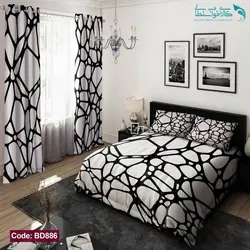 روتختی طرح سنگ سفید دو نفره کد BD886